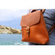 KASTOS leather handbag & backpack 2in1 - light brownWomen s leather backpacks