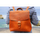 KASTOS leather handbag & backpack 2in1 - light brownWomen s leather backpacks