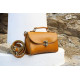 CHRISI leather handbag - yellowCrossbody leather bags