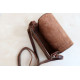 DASIA Leather Handbag - Chocolate Colour 