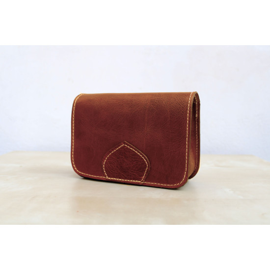 DASIA leather handbag - natural