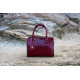 ELASA leather handbag - dark redCrossbody leather bags