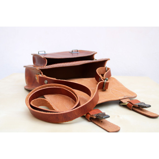 ITHAKA leather handbag - natural color