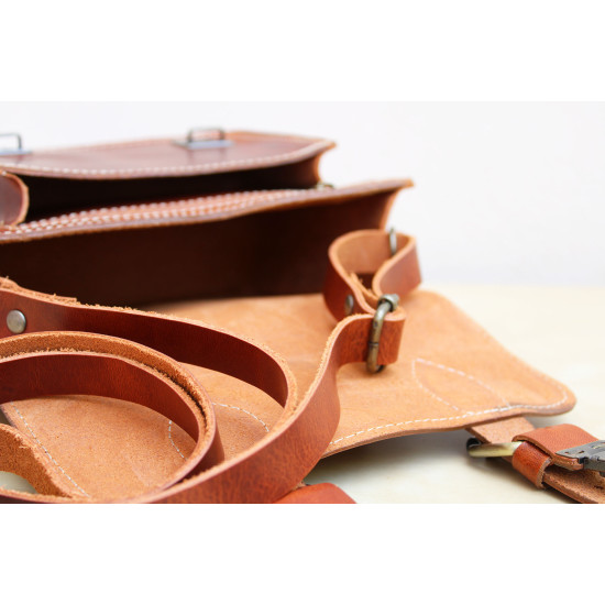 ITHAKA leather handbag - natural color