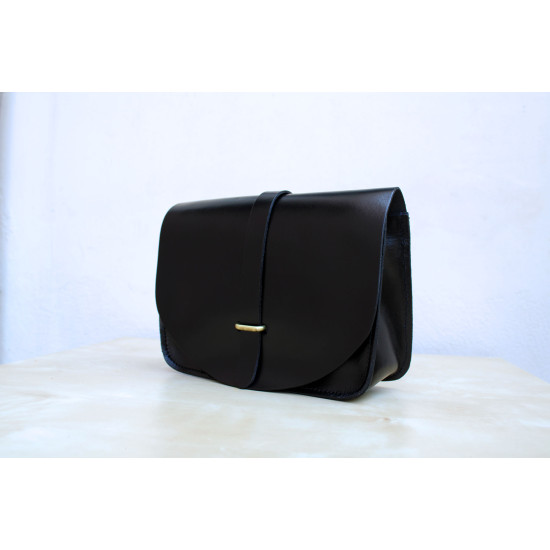 KEA leather handbag - black