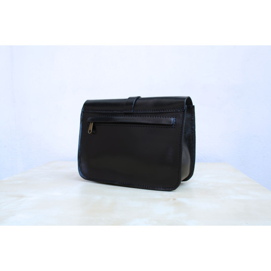 KEA leather handbag - black