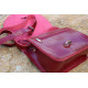 KEA leather handbag - dark redCrossbody leather bags