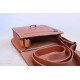 MINI KEA leather handbag - natural color 