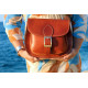 PASOS leather handbag - natural color