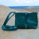 SARIA leather handbag - turquoiseCrossbody leather bags