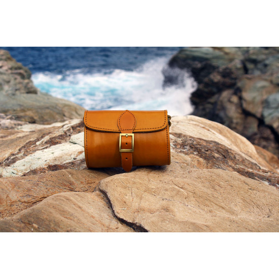 SIMI leather handbag - yellowCrossbody leather bags