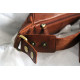 DOKOS leather waist bag - light brownWomen s leather waist bags