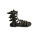 DION leather sandals - black color | MARAKI