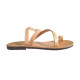 KNOSSOS leather sandals - natural colorNatural leather collection