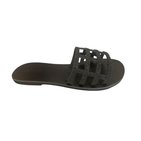 MATALA leather sandals - black colorExclusive collection