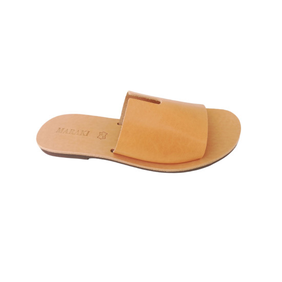 PAROS leather sandals - natural colorNatural leather collection