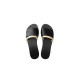 PATMOS leather sandals - black & gold colorColor collection