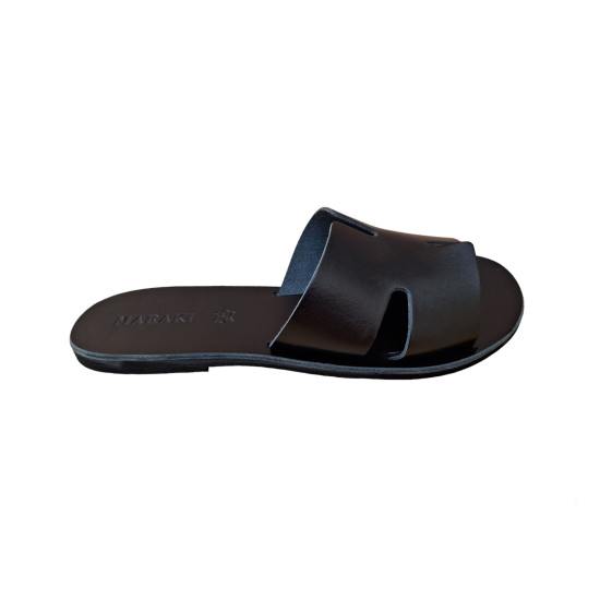 Elegant women's sandals Pelagia made of real cowhide leather