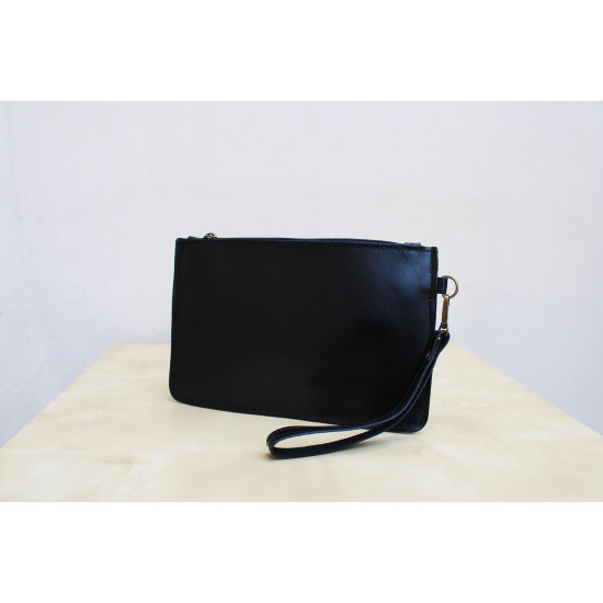 RO leather handbag - black