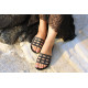 MATALA leather sandals - black colorExclusive collection