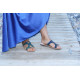 NAXOS leather sandals - rainbow blueExclusive collection